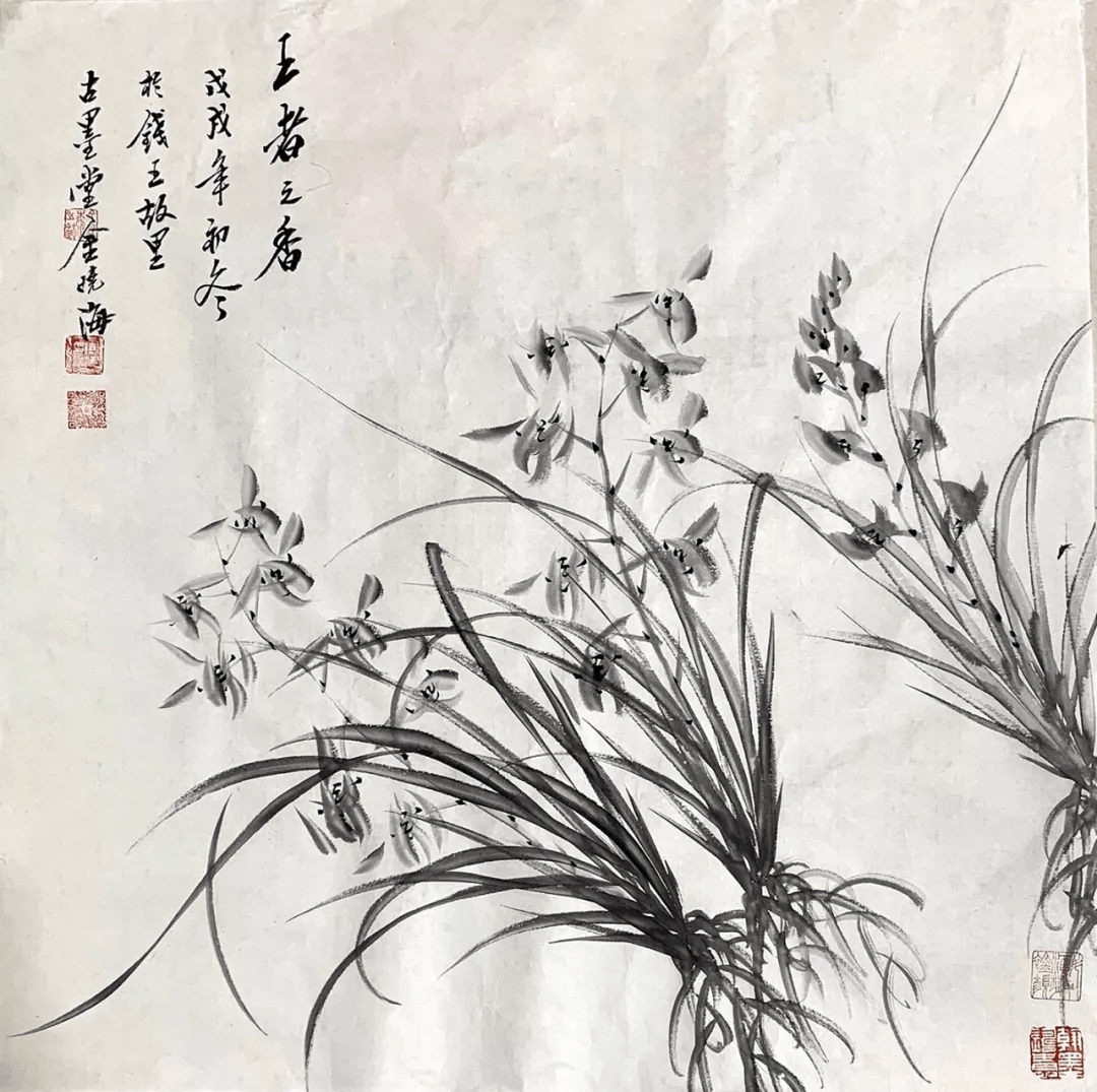 当代兰花才子实力画家金晓海作品欣赏