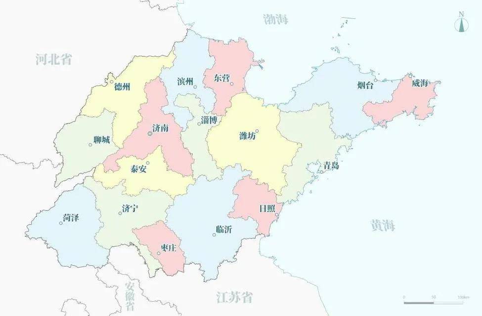 山东属于华东地区而按照行政区域划分显得又乡土又洋气所以山东在很多
