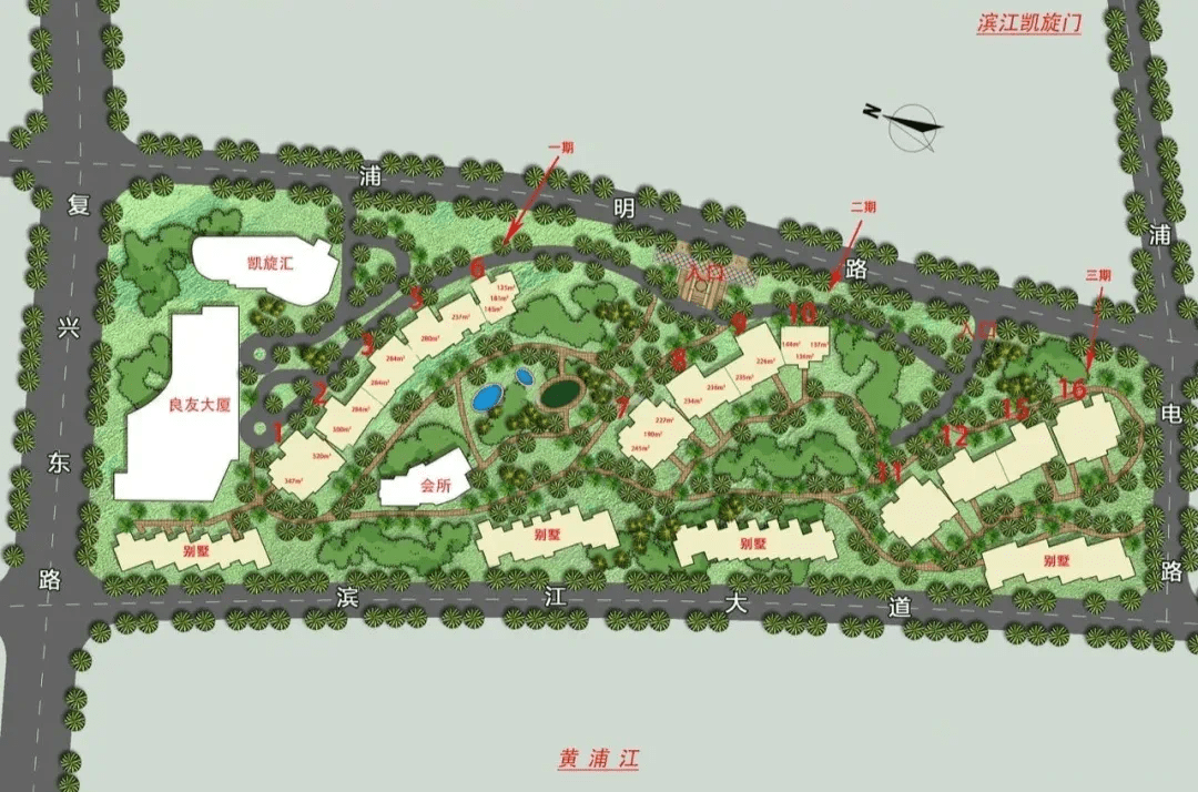 中企海睿滨江 滨江凯旋门三期总建筑面积4万㎡,产品以大平层为主.