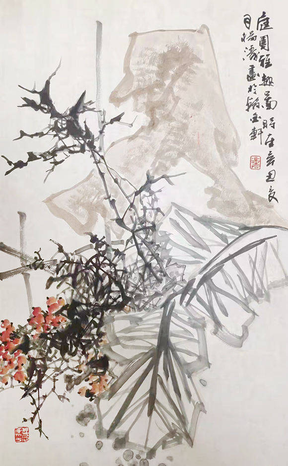 著名中青年画家杨涛,号:墨石