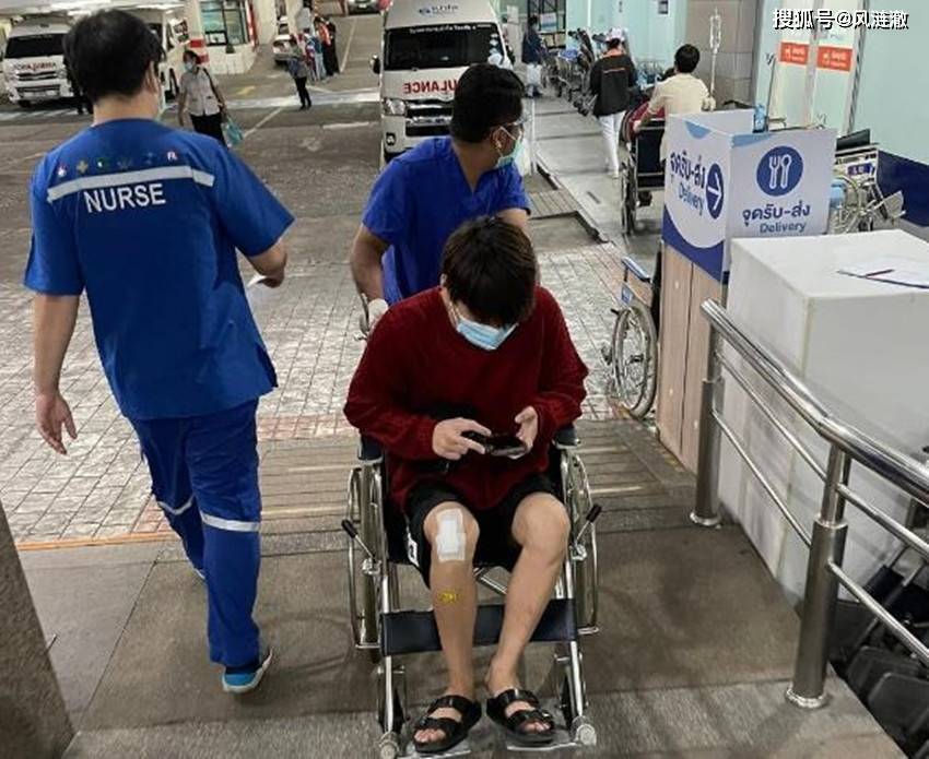 泰国当红明星krist遭遇严重车祸,被紧急送往医院,万幸