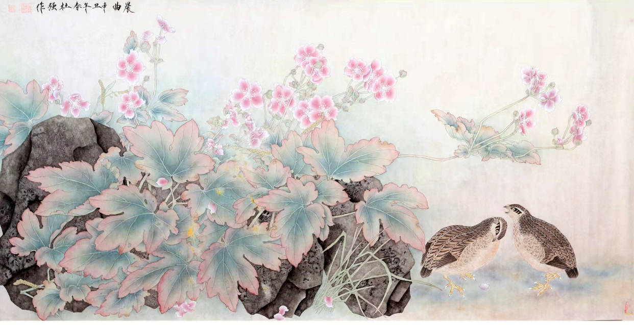 甘肃著名花鸟画家——杜强老师作品欣赏