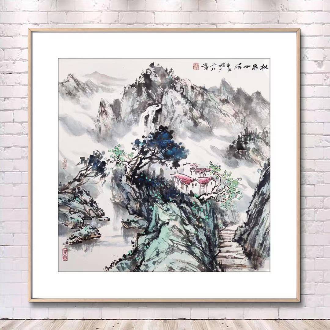 白墙黛瓦烟雨斜阳画家曹尚松江南水乡作品展2021
