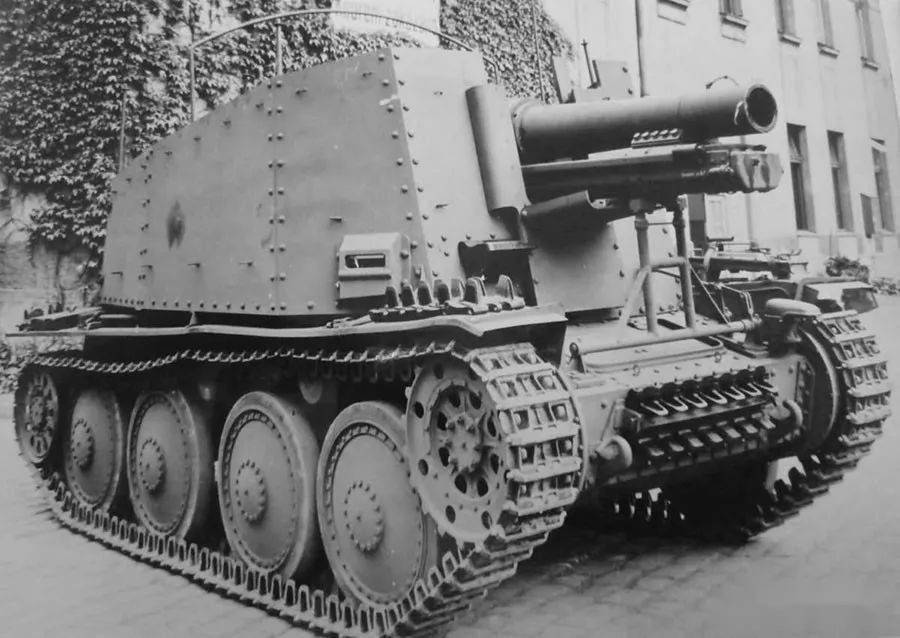 原创二战德国最信赖的步兵炮sig33型步兵炮150毫米穿甲弹反坦克