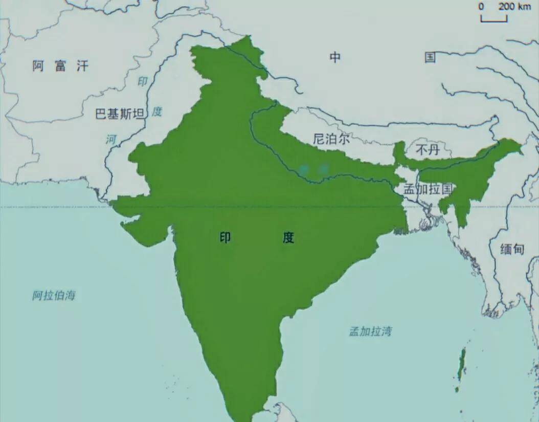 坐标:8°24′~37°36′n,68°7′~97°25′e全称:印度联邦共和国自称