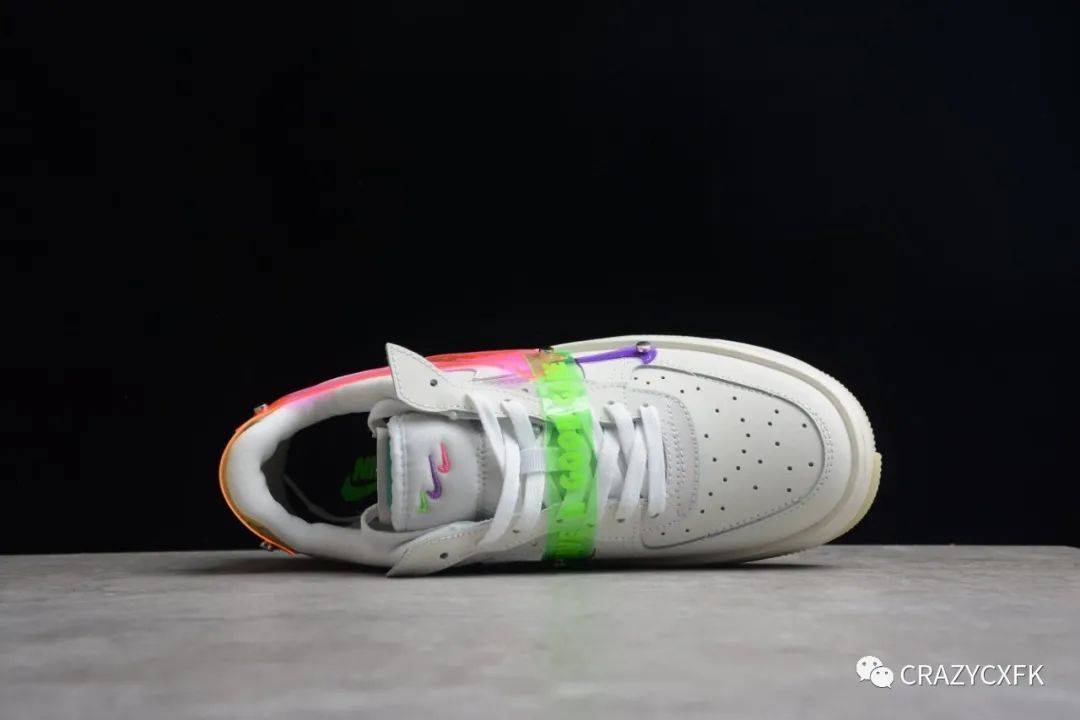 耐克nikeairforce1fontanka炫彩像素夜光电竞空军一号运动鞋