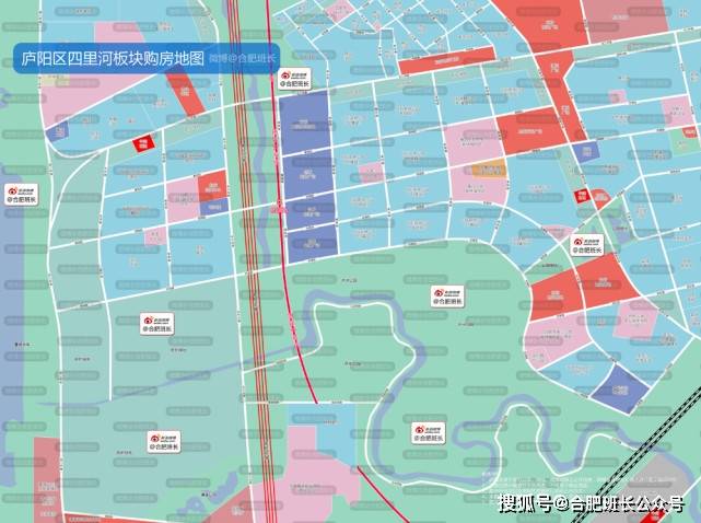 原创合肥购房地图2022年大更新新增合肥骆岗中央公园板块购房图