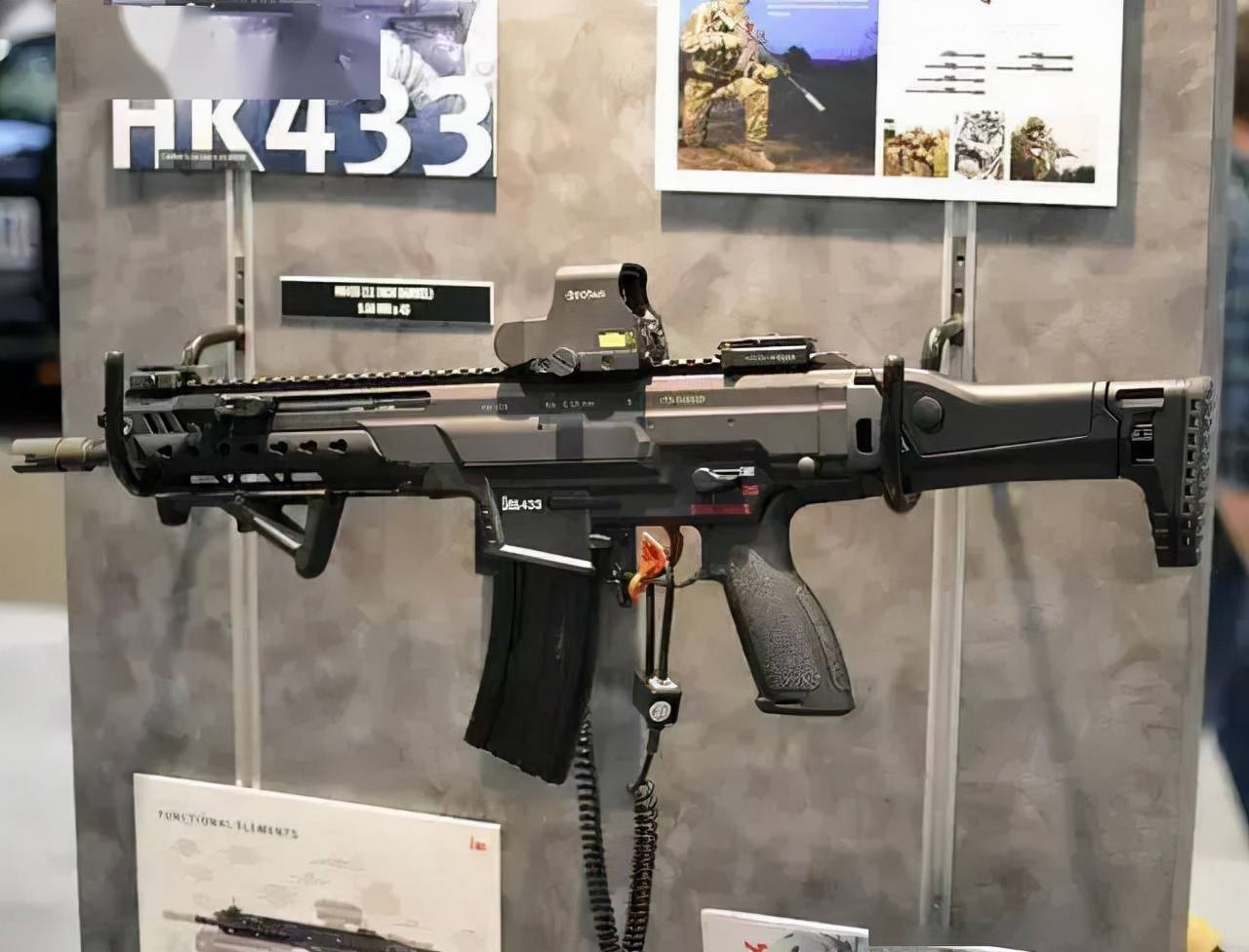 家族的枪械也都是优良的武器,而"hk433"也被称为"地表最强"突击步枪