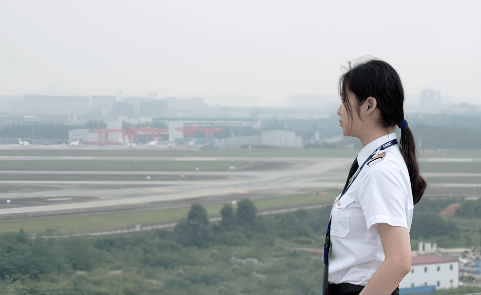 原创中国最年轻女机长伍倩玉17岁开飞机空中花木兰巾帼不让须眉