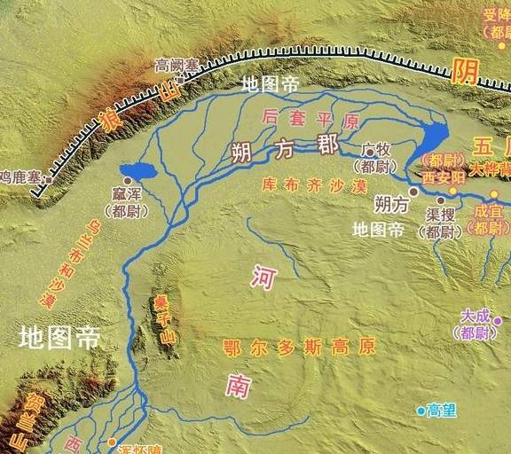 汉朝为何建两个要塞_黄河_北河_五原郡