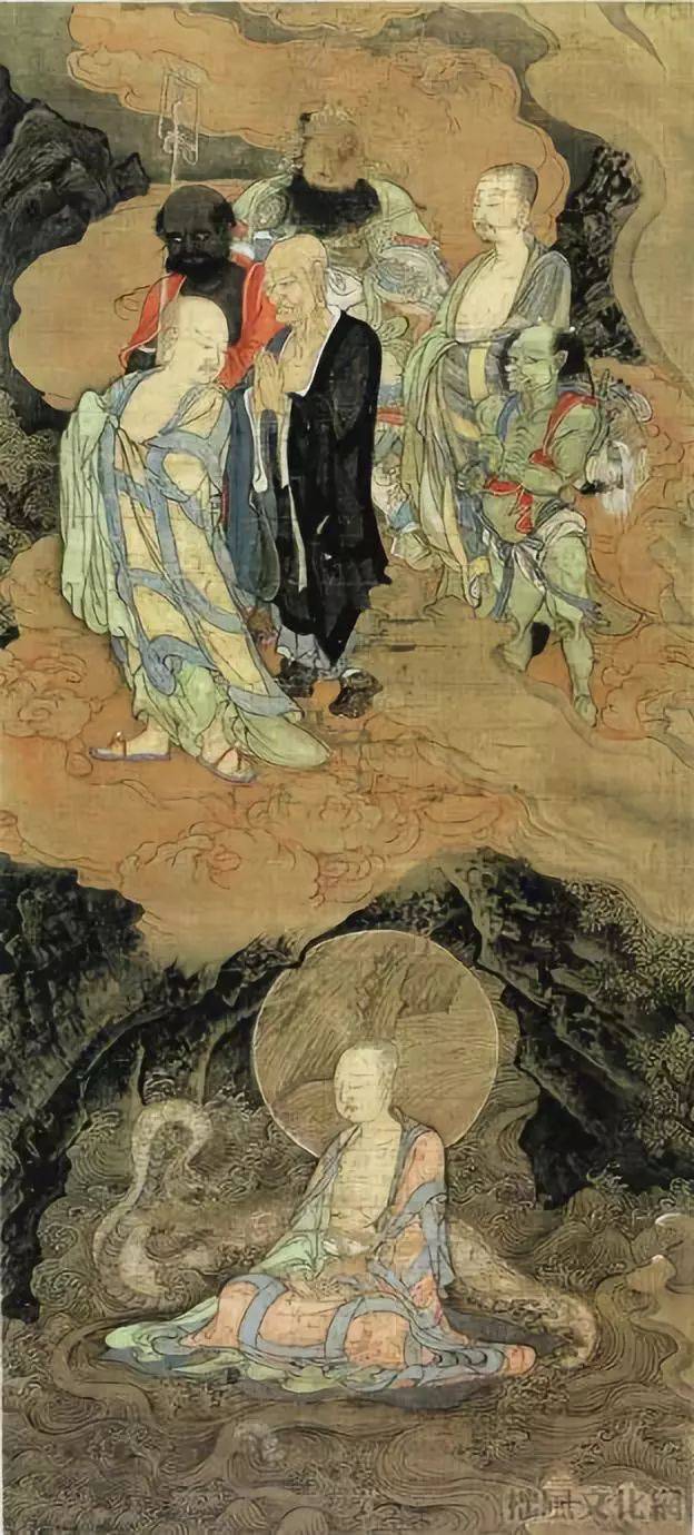 200幅中国佛教历代佛画精品欣赏_cm_绢本_佚名