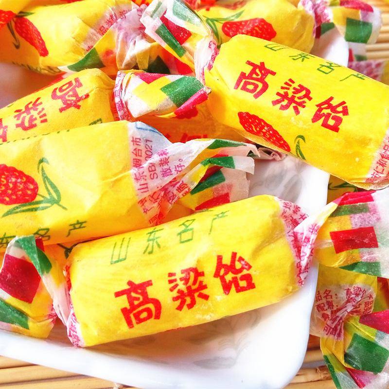 qq弹弹还能拉丝的高粱饴_山东_包装纸_记忆