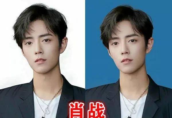 原创男星证件照蔡徐坤清秀肖战高冷看到魏大勋没粉错人