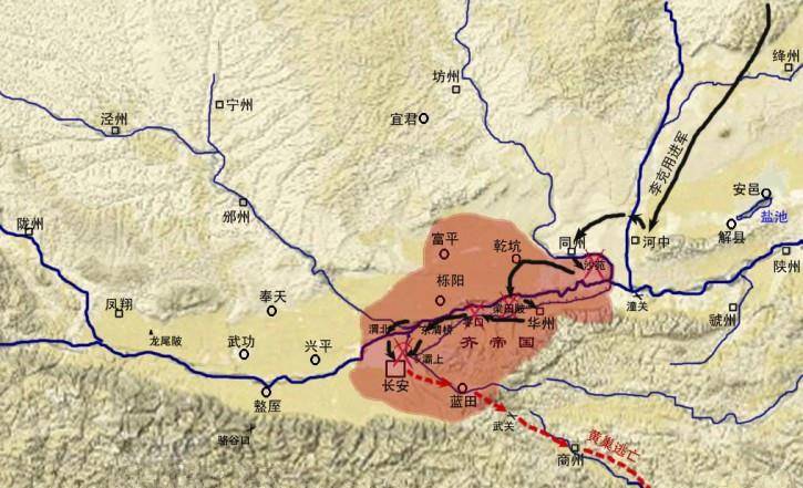 大批的齐国军队开始快速撤离长安,一时间,武关东南面的商於古道之上