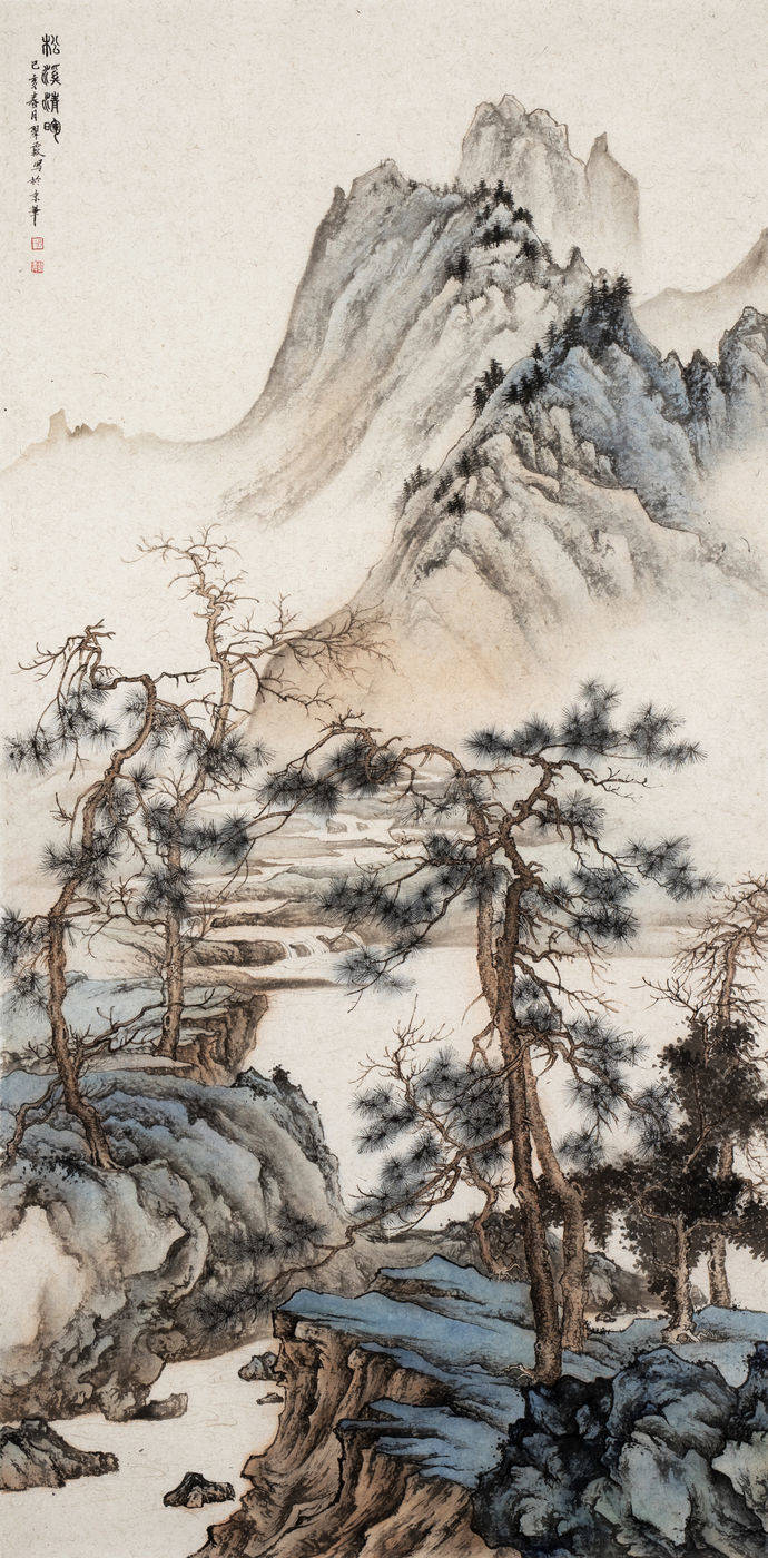 北宗国画院—吕翠霞北宗山水61第四届网络研修班招生简章_画法