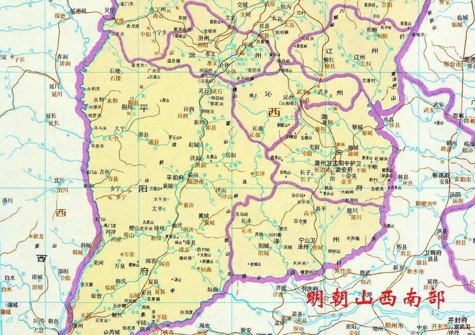 山西明朝时有五个府,仅一个以"州"为名_大同_太原_直隶州