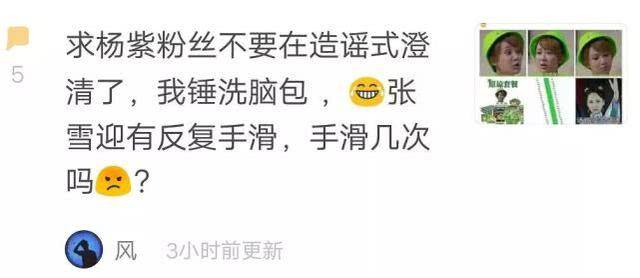 赵丽颖粉丝借张雪迎打击杨紫,还拉踩杨幂_网友_俊杰_黑帖