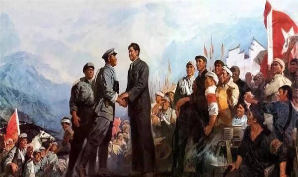 1928年4月底,朱德率领这支南昌起义留下的队伍及湘南起义农军在井冈山