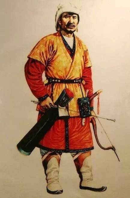 阿史那忠后成为唐朝著名将领,图为其墓壁画,来源wikimedia commons.
