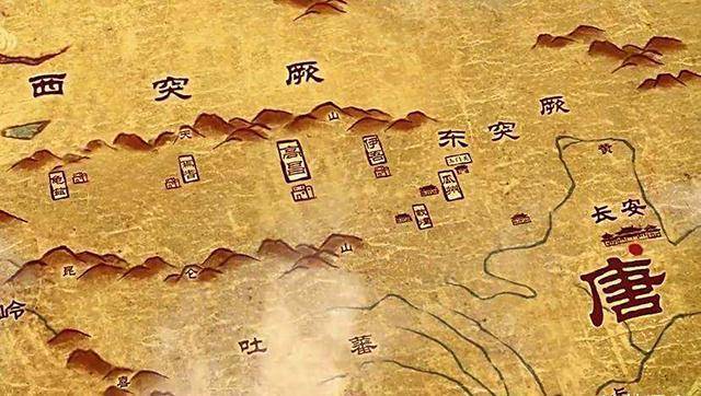 时高昌国位置示意图那李世民征服高昌的这场仗的打法行军布阵是不是