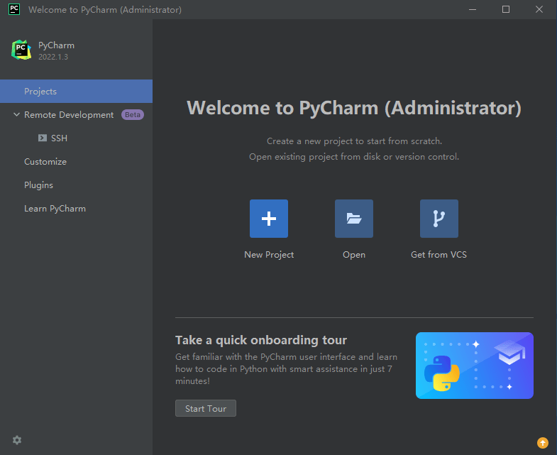 Python程序设计软件PyCharm下载：PyCharm 2022版安装激活汉化教程