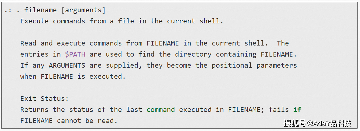 Linux下source号令、点号令和./施行号令的差别