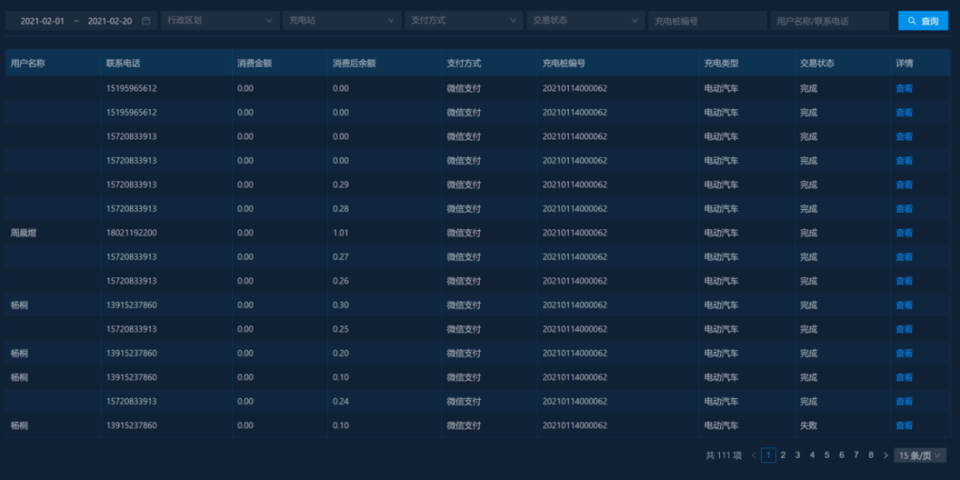 安科瑞学校用AcrelCloud-9000充电桩办理系统 智能充电 集中办理