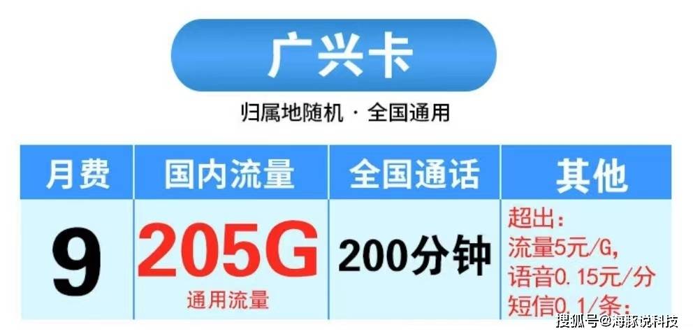 中国电信“稳了”：205G通用流量+200分钟，月租仅9元很亲民！