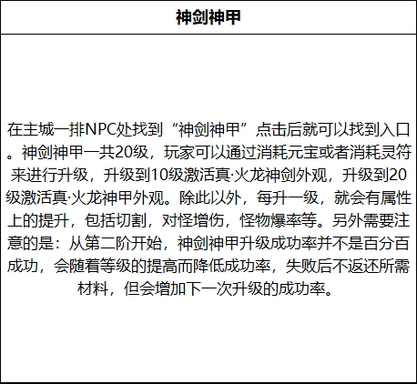 自在之刃赤月龙城刀枪剑传奇新手攻略开服首日开放的系统养成类