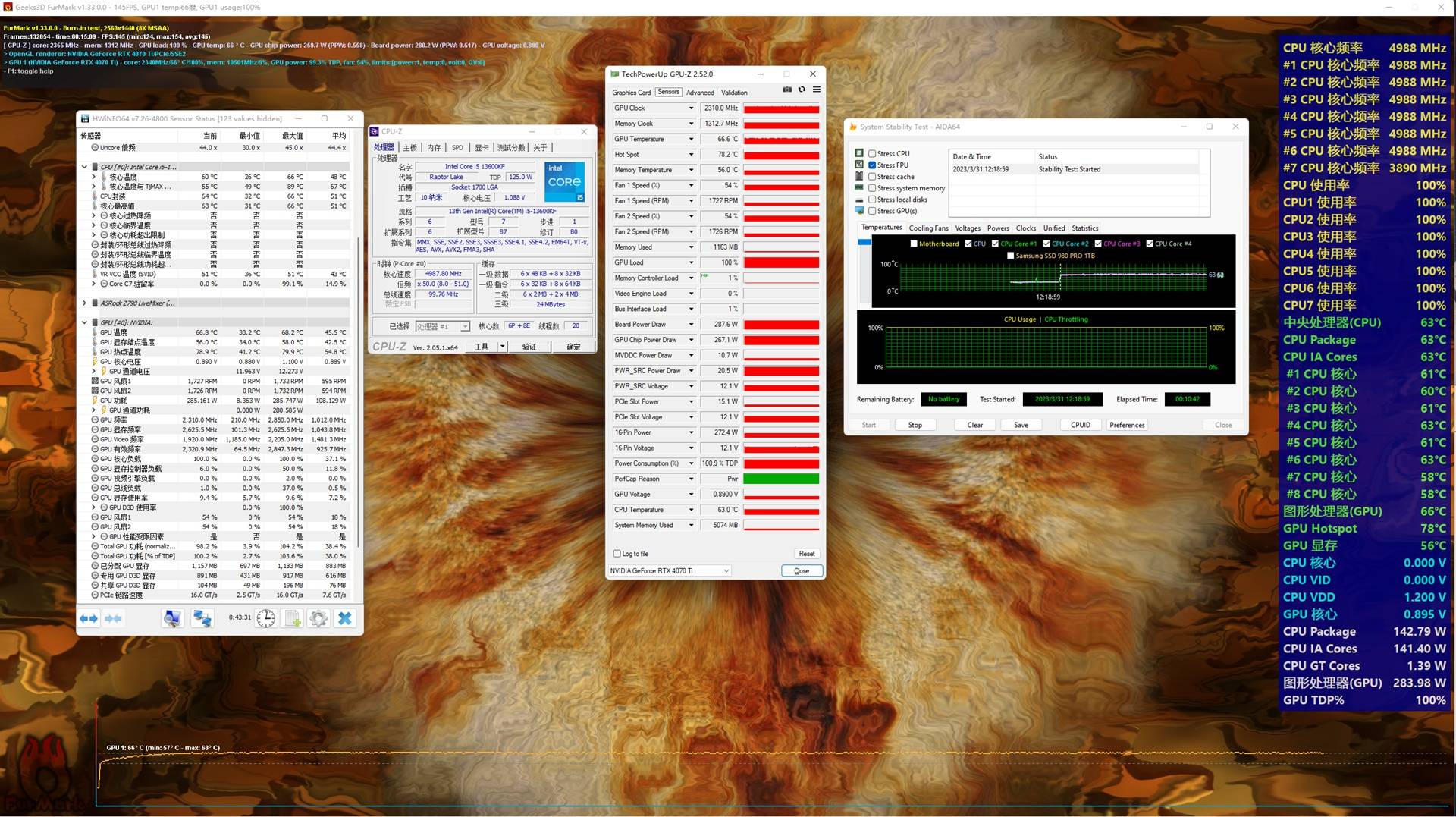 合理摆设硬件预算，I5 13600KF+RTX4070Ti游戏主机计划分享