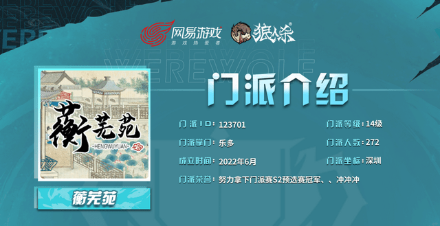 长夜将至，觉醒苍穹，狼人杀门派联赛第二赛季·预选赛圆满收官！