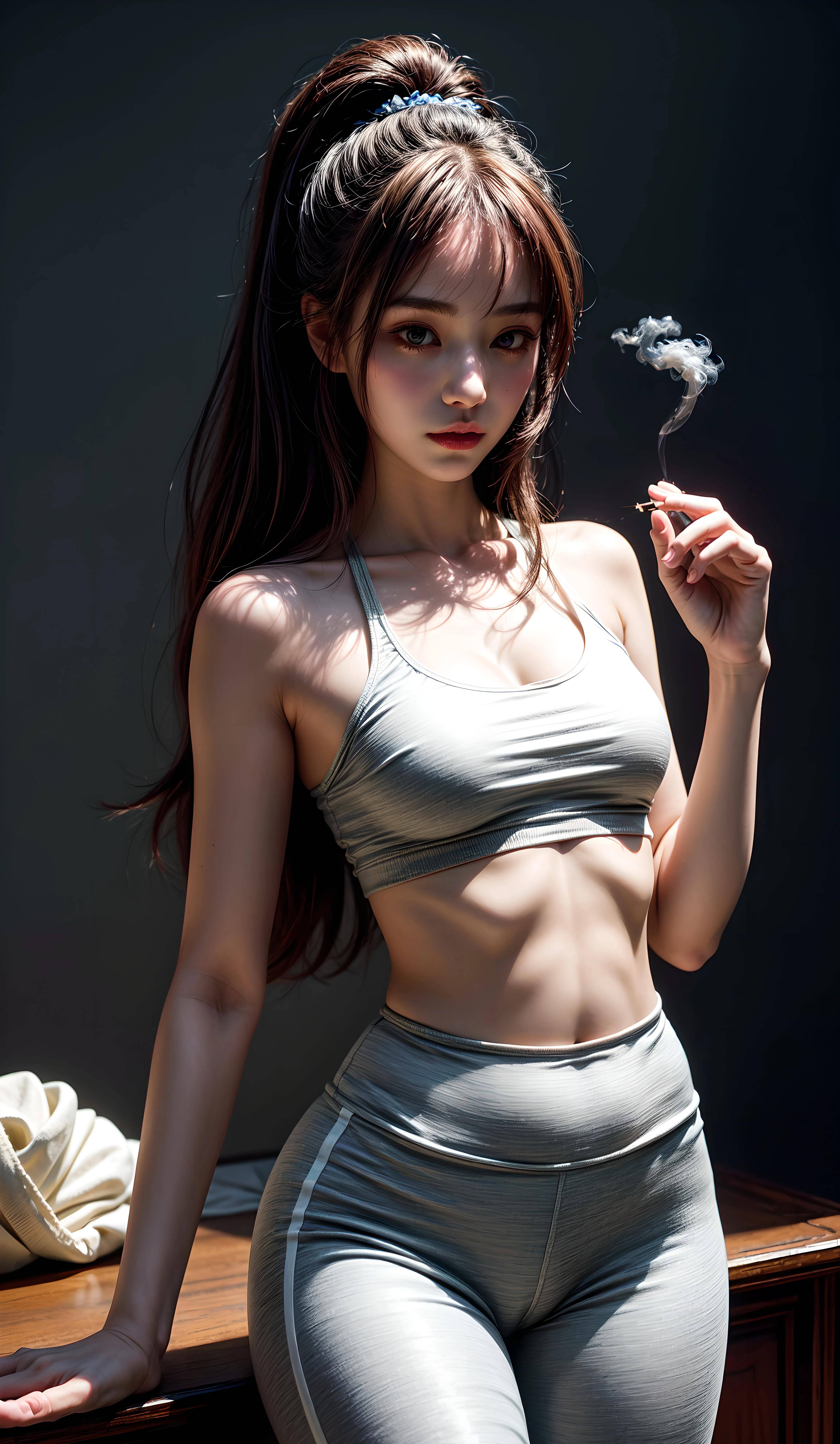 每日艾画：瑜伽美女的优雅与自信beat365官网(图3)