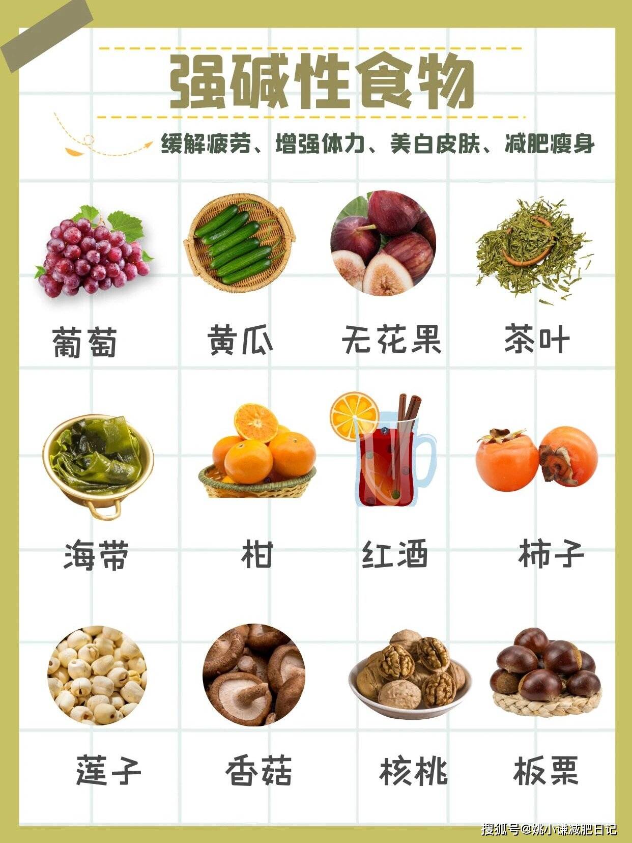 9种碱性食物，快速养成易瘦体质！