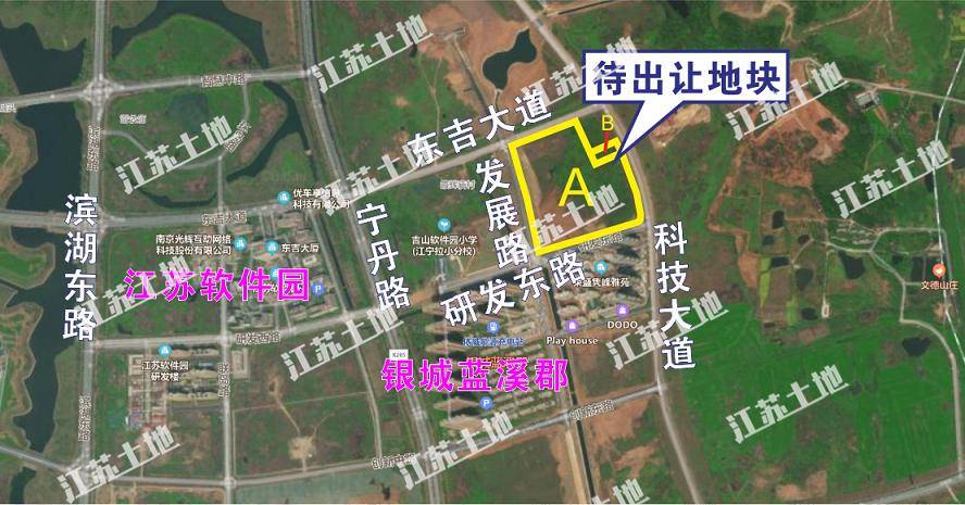 江宁区研二路以北,科技大道以西地块