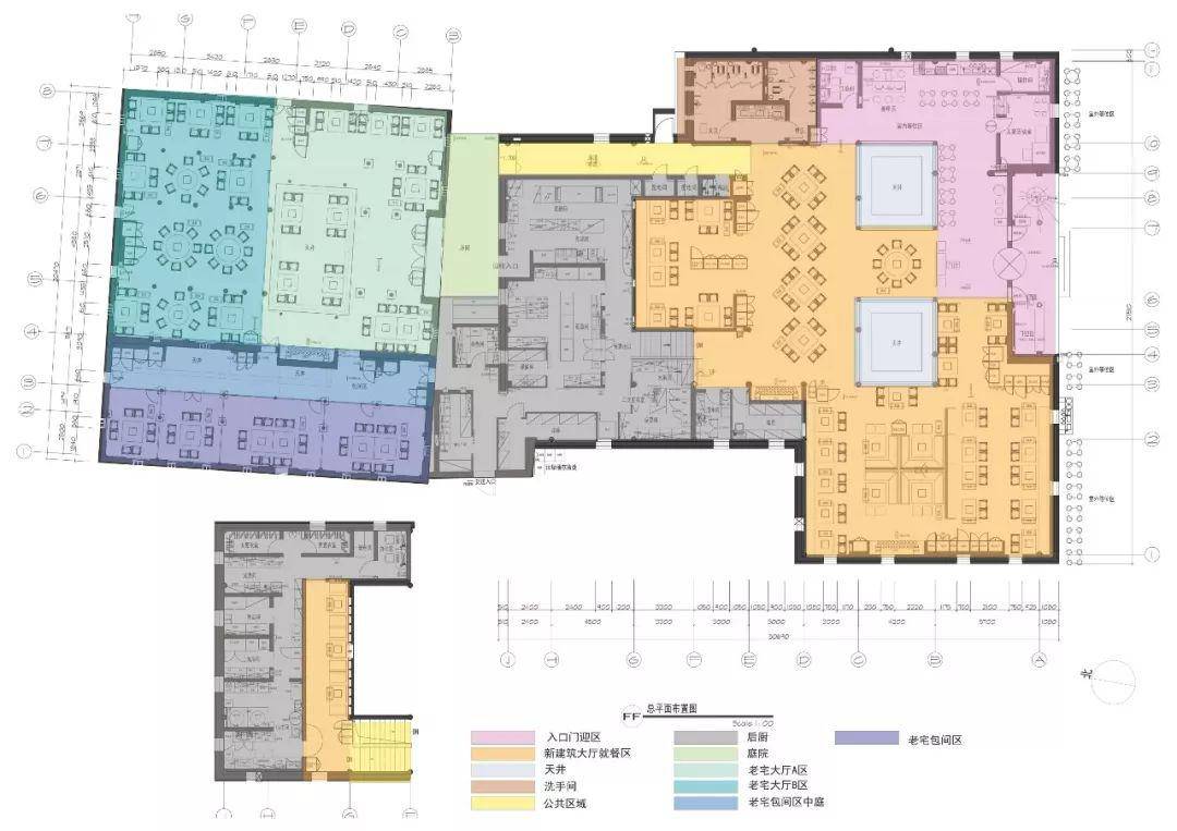 琚宾力作:晋江海底捞火锅店丨cad施工图 效果图 概念方案ppt丨588m