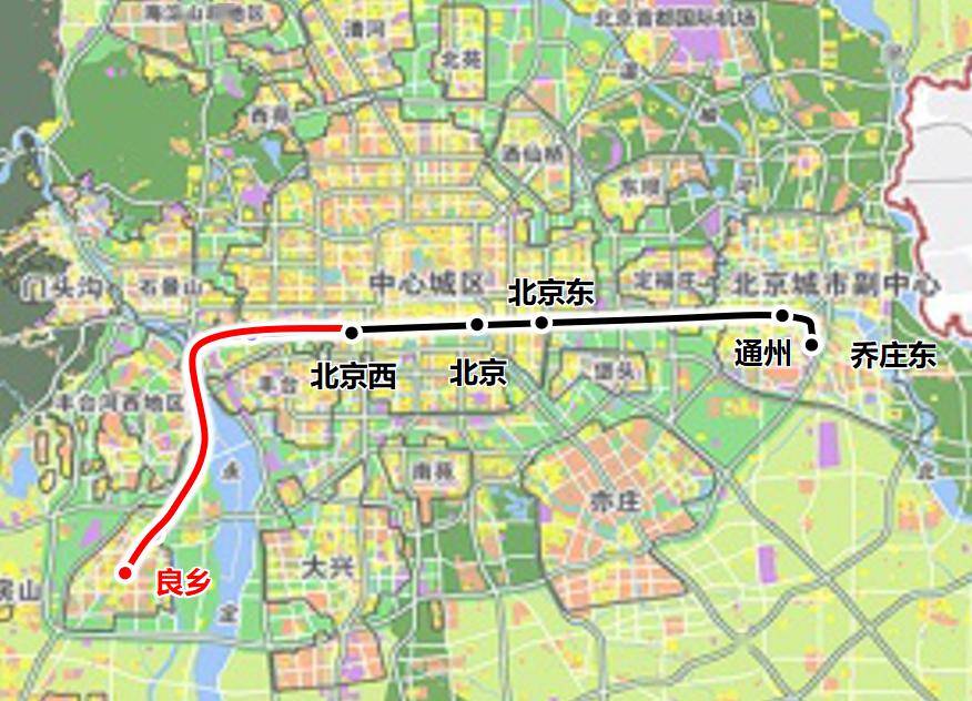 6月底前开通!市郊铁路城市副中心线西延工程开建