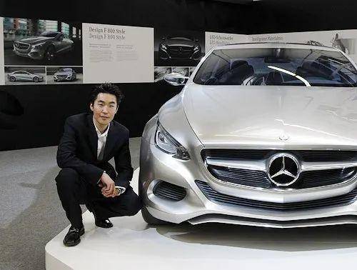李一焕与f800概念车,该车也是w222世代s级的设计原型