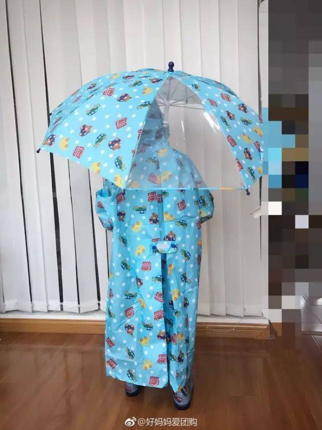 多雨时节也不惧户外,超美的儿童雨衣雨鞋雨伞套装!