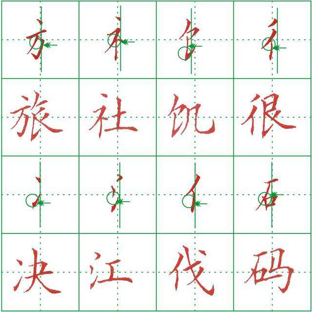 判结构 左让右 找对象 ,1个公式就可解决左右结构汉字的书写