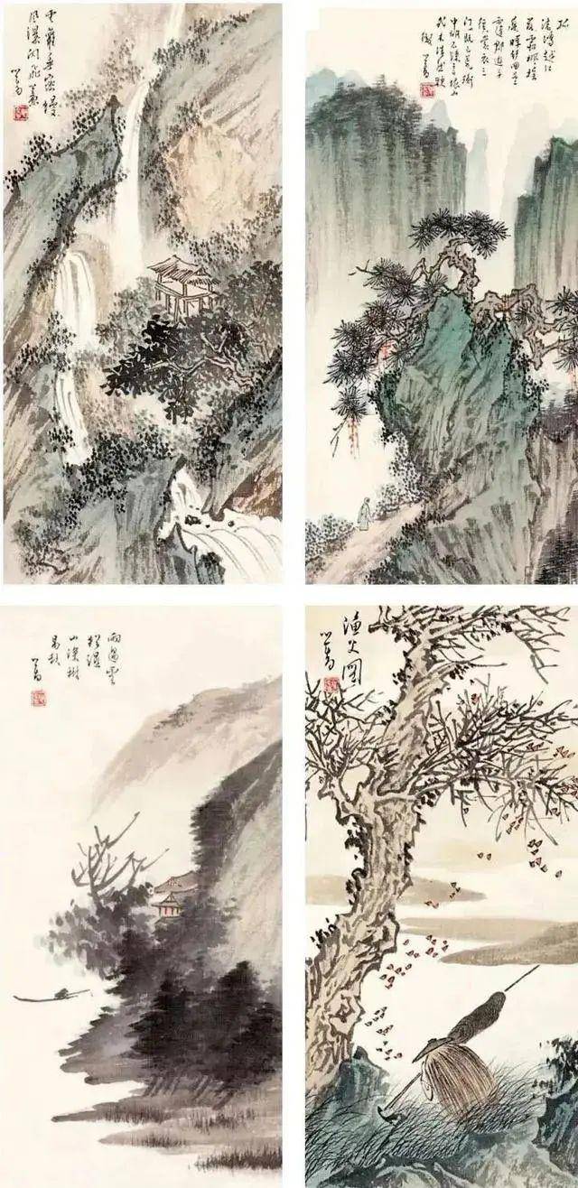 溥心畲 山水