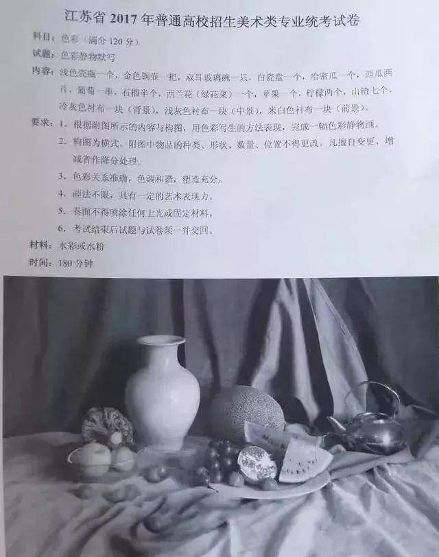 江苏色彩 教学知识点视频版 含江苏省历年艺术类美术专业统考考题汇总