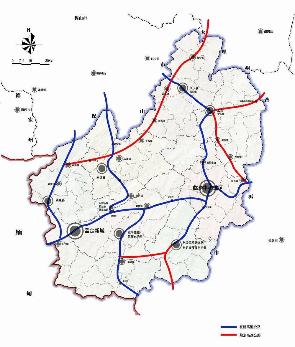 2018年12月,孟定至清水河段高速公路试运行通车,打通了通向南亚