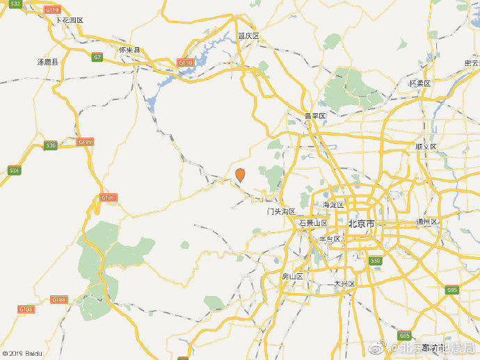 北京门头沟区发生3.6级地震,近几日发生更大地震的可能性不大