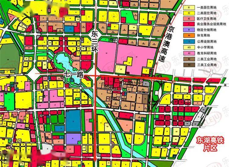 ▼  保定市城市总体规划(2011-2020年)中心城区用地布局规划图 新版