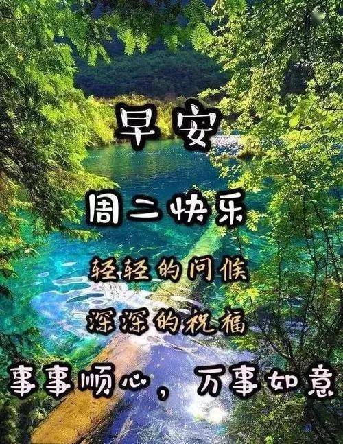 早安吉祥:把烦恼的事忘掉;送一句祝福,让远方的你幸福