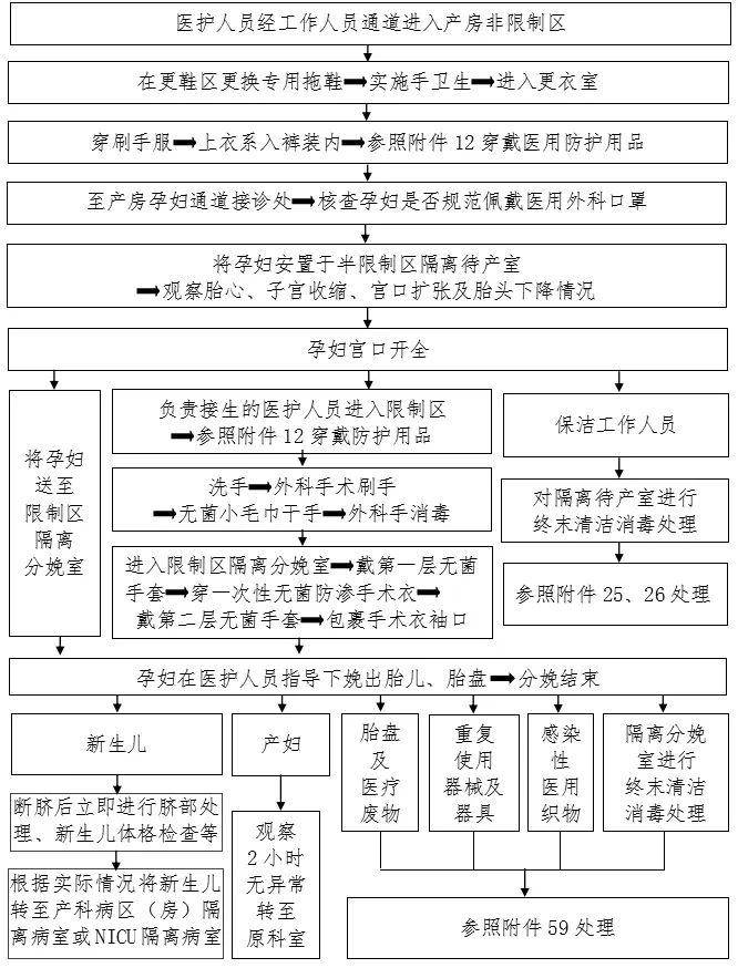 待产及分娩防控流程