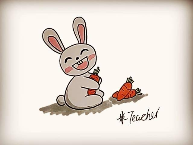 【简笔画】宁陕县图书馆教你画——兔子
