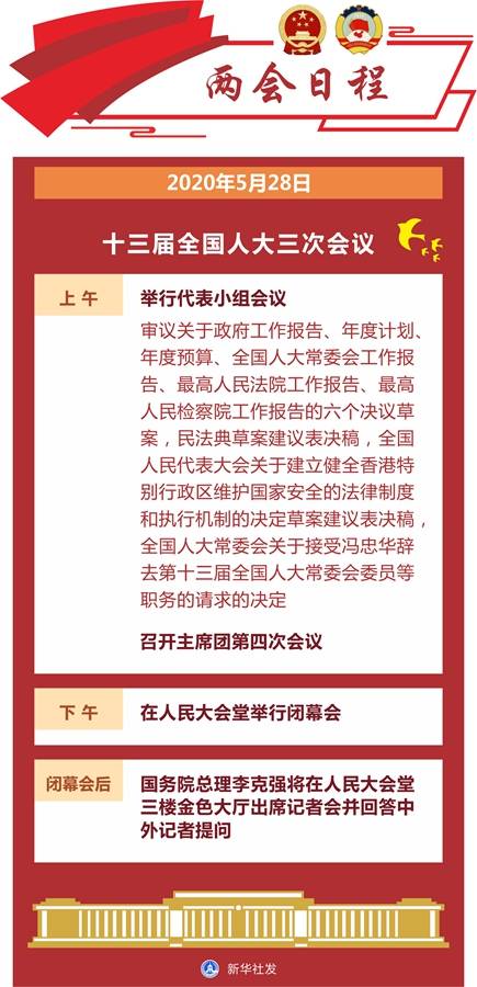 人民大会堂|两会今日看点：十三届全国人大三次会议闭幕 李克强总理出席记者会