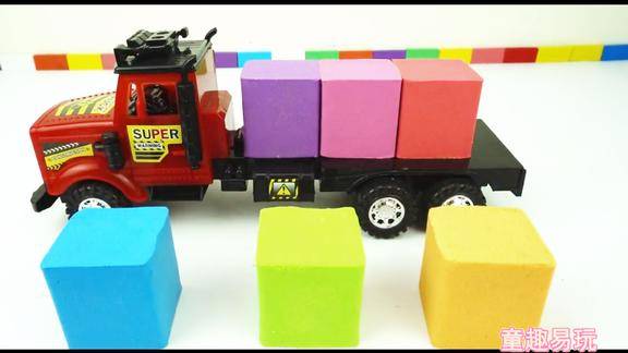 工程车大卡车彩泥黏土玩具总动员 魔力沙超轻太空沙