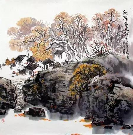 水墨画里的春天,如痴如醉
